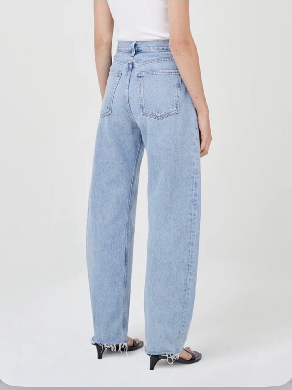Agolde Luna High Rise Pieced Taper Jean in Void / 32 - Picture 3 of 3